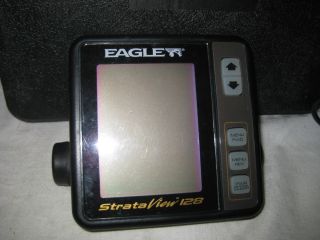 Eagle 128 Strataview Fishfinder Fish Finder Portable Transducer Cables