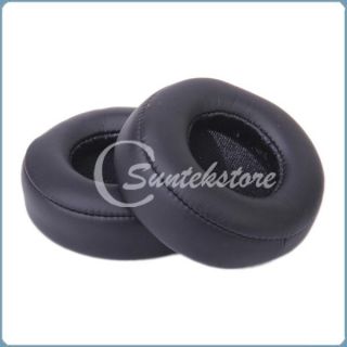 Black Pair Replacement Ear Cup Pads Cushions for Monster Beats by Dr