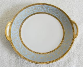 Haviland China RARE Edith Pascal or Pascale Pattern Cake Plate Handles
