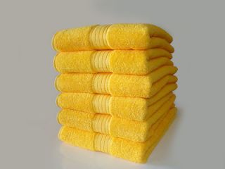 Bath Towel Sheets Luxury 100 Egyptian Cotton 6 Pcs New