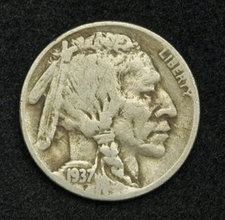 1936 United States Buffalo Nickel 5 Cents Coin RARE 3 Legged Buffalo