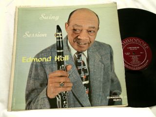 Edmond Hall Swing Session Vic Dickenson Teddy Wilson Mono DG LP