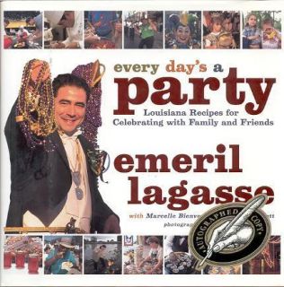 Emeril Lagasse Signed Party Louisiana Cookbook