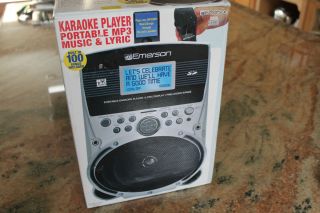 Emerson Karaoke Portable Karaoke Machine SD513 SD Card MP3 Dock iPod