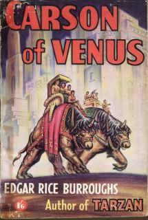 Carson of Venus Edgar Rice Burroughs UK Digest W H Allen 1950
