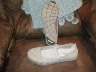 Earth Vegan Inhale Mary Jane Style Shoes Gray Sz 9M
