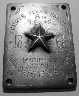 1861 CIVIL WAR TERRYS TEXAS RANGERS MOUNTED REGIMENT LONE STAR CSA