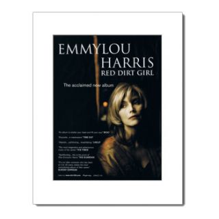 Emmylou Harris Songbird Matted Mini Poster