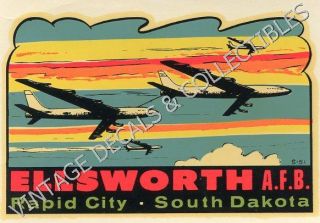 Vintage Ellsworth AFB Rapid City s Dakota 28th Bomb Wing Souvenir