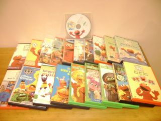 Lot 20 ELMO DVD Summer Vacation Babies Dogs & More, Sesame Street 25th