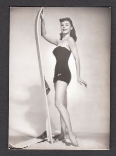 Elaine Stewart 1950s Mahalla Cigarettes Movie Film Star Card A