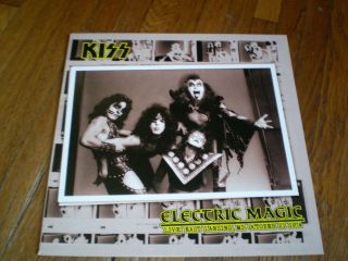 Kiss Electric Magic Live East Lansing 1974 LP Black Color Very RARE