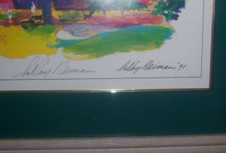 Leroy Neiman Pencil Signed The Great Elm at Winged Foot Golf Course