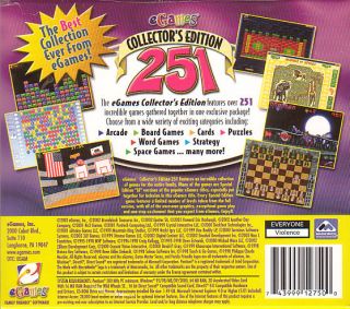 eGames Collectors Edition 251 Awesome Puzzle Games New