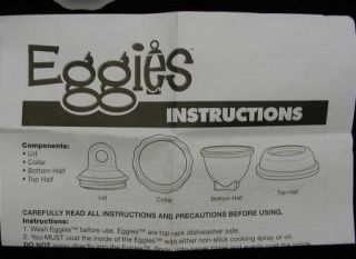 Eggies as Seen on TV Hard Boiled Egg Cookers Makers