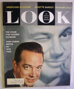 1960 August 16 Look Magazine Brigitte Bardot Eichmann Jack Paar