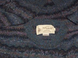 Exqusite NorEasterly Tradition Wool Crew Neck Sweater Made in