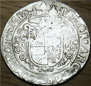 1624 German Silver 28 Stuber Emden Very Large 2 3 Thaler Coin Look