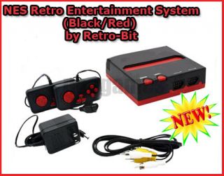 Retro NES Entertainment System Game Console Black 0892044001743