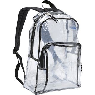click an image to enlarge eastsport clear backpack black