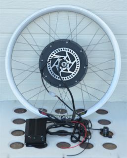 Electric Bike Conversion Kit   Front Hub Motor with 26 Rim and Speed