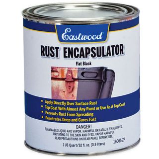 Eastwood Rust Encapsulator Paint Flat Black Quart