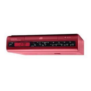 EMERSON UNDER KITCHEN COUNTER CABINET CLOCK RADIO with CD PLAYER and