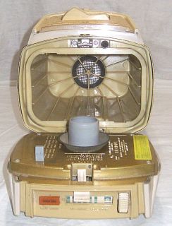 Vintage Golden Electrolux Super J Vacuum Cleaner Model 1401