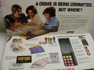 Vtg Electronic Cops and Robbers Parker Bros 1979 Stop Thief Game