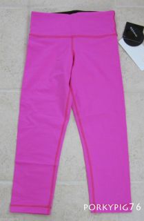 New Lululemon Wunder Under Crop ~Size 8~ Power Pink SOLD OUT POWP