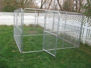 Outdoor Dog Kennel Stephens Pipe Steel 10L x 10w x 6H