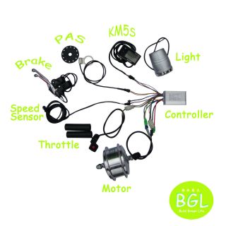 Brushless DC36V 300W Electric Bicycle Conversion Kits