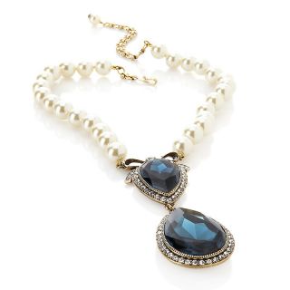 Heidi Daus Royal Therapy Simulated Pearl Drop Necklace at