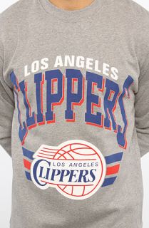 Mitchell & Ness The Los Angeles Clippers Sweatshirt in Gray