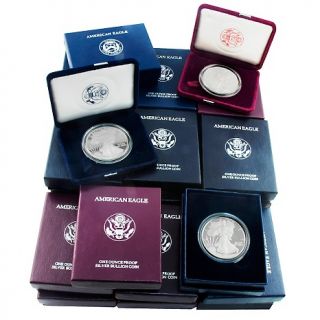  American Eagle Coins 1986   2012 Silver Eagle Dollar Proof Collection
