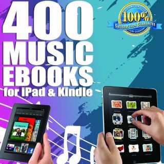  OVER 400 MUSIC EBOOKS THEORY HISTORY ETC iPAD KINDLE NOOK ALL eREADERS