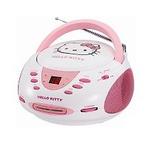 Hello Kitty Hello Kitty Stereo CD Boombox with Cassette Player