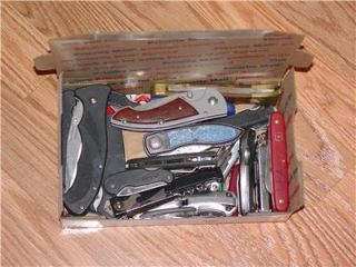 Lot of 4 lbs of bulk knives 24 of Various brands NTSA siezures