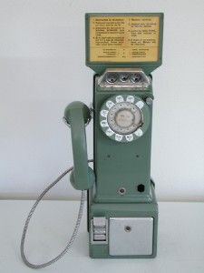 Northern Electric Pay Telephone NE 233H ~ 3 Slot Coin Operated