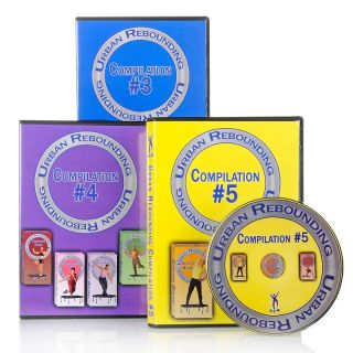 Urban Rebounder DVD Compilation with 10 Workouts on 3 DVDs