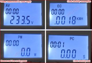 UK Plug WATT Power Energy Voltage Meter Monitor NEW 220 240v