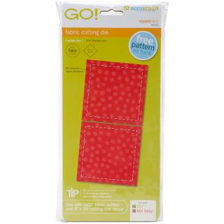 Go Fabric Cutting Dies It Fits   Square 3 1/4