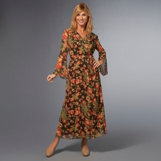 Hot in Hollywood Hot in Hollywood Winter Floral Maxi Dress