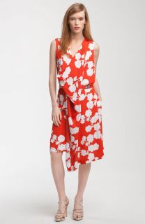 2012New $485 Diane Von Furstenberg Naria Silk Floral Printed Belted