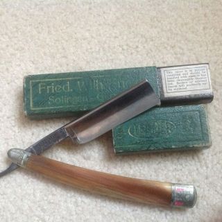 Fried with Engels Straight Razor Made in Solingen Germany