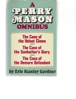 Perry Mason Omnibus Erle Stanley Gardner HC 1933 Book Club Edition