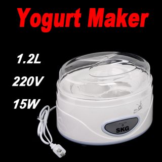 SKG 1 2L Electric Home Yogurt Maker Milk Warmer 15W 220V Multi