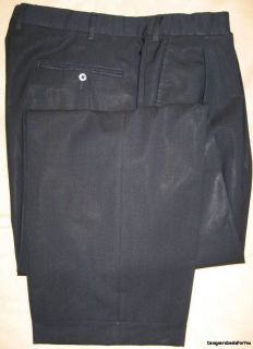 Ermenegildo Zegna 695 Mens W 36 L 29 Pants High Performance Navy Dress