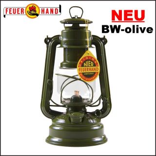 Feuerhand Sturmlaterne Neu BW Olive Petroleumlampe Petroleum Laterne