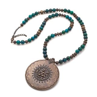 fern finds beaded medallion drop 31 12 necklace d 20121001110610887